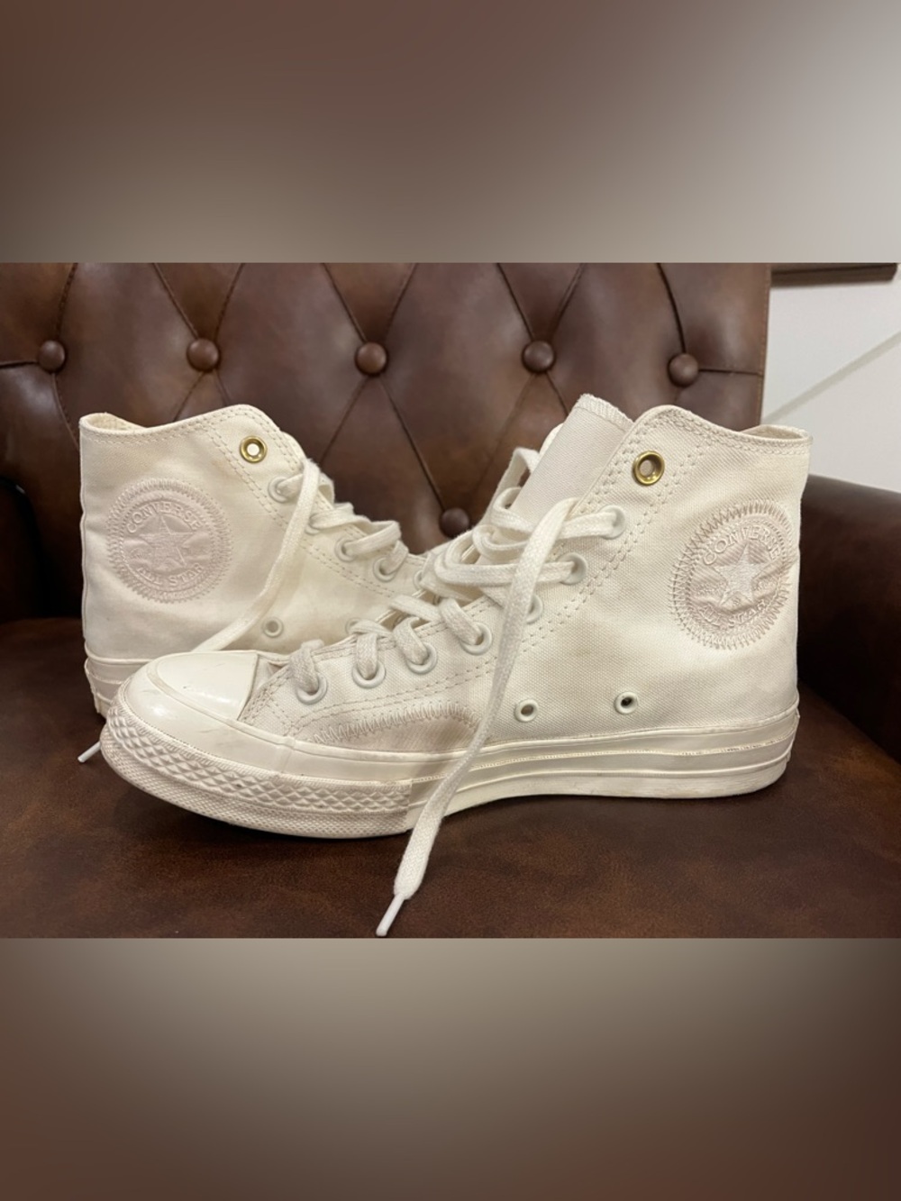 Classic Converse Chuck Taylor All Star High Top Sneakers in White